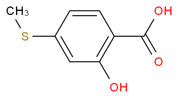 2-Hydroxy-4-(methylthio)benzoic acid_Molecular_structure_CAS_)