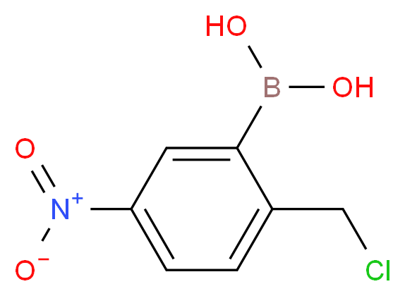 (2-(Chloromethyl)-5-nitrophenyl)boronic acid_Molecular_structure_CAS_1217500-80-5)