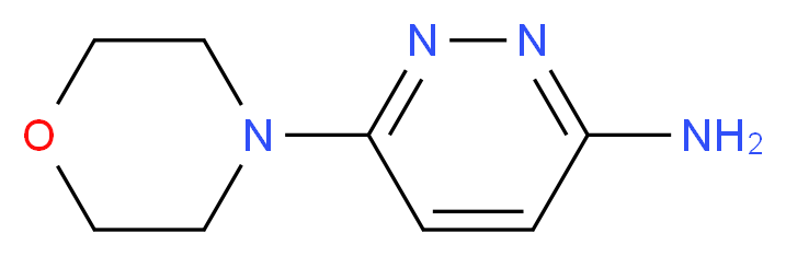 3-Amino-6-(morpholin-4-yl)pyridazine_Molecular_structure_CAS_66346-91-6)