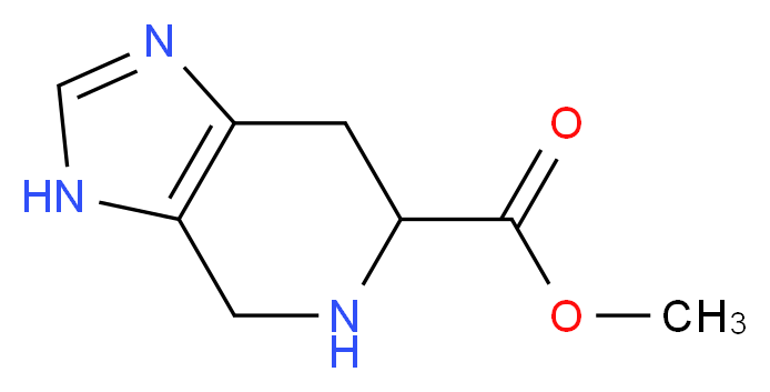 methyl 4,5,6,7-tetrahydro-3H-imidazo[4,5-c]pyridine-6-carboxylate_Molecular_structure_CAS_82523-06-6)