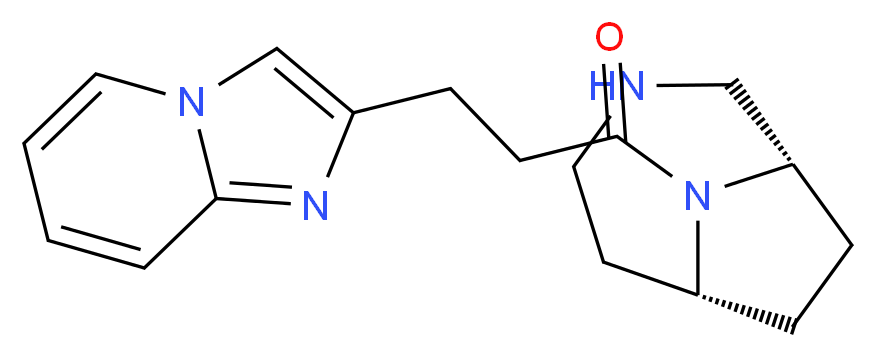 2-{3-[(1S*,6R*)-3,9-diazabicyclo[4.2.1]non-9-yl]-3-oxopropyl}imidazo[1,2-a]pyridine_Molecular_structure_CAS_)