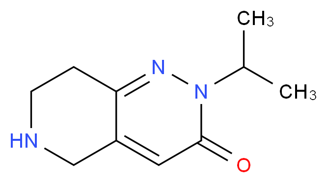 2-(propan-2-yl)-2H,3H,5H,6H,7H,8H-pyrido[4,3-c]pyridazin-3-one_Molecular_structure_CAS_)