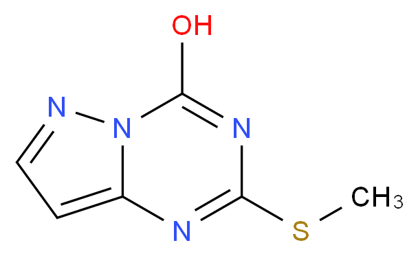 2-(Methylsulfanyl)pyrazolo[1,5-a][1,3,5]triazin-4-ol_Molecular_structure_CAS_)