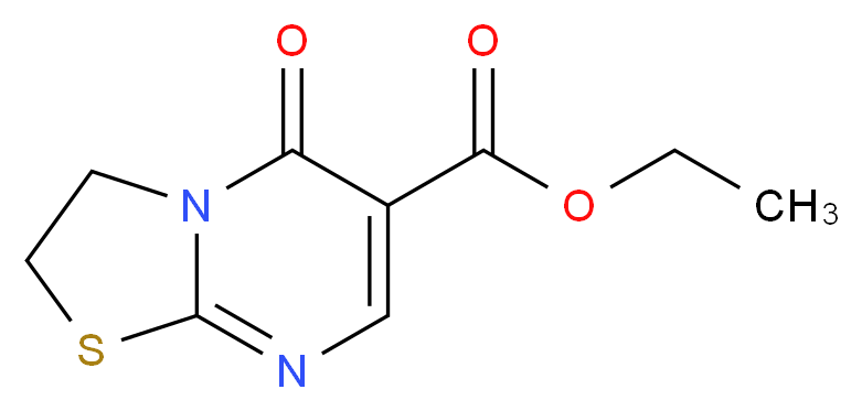 Ethyl 5-oxo-2,3-dihydro-5H-[1,3]thiazolo-[3,2-a]pyrimidine-6-carboxylate_Molecular_structure_CAS_32084-53-0)