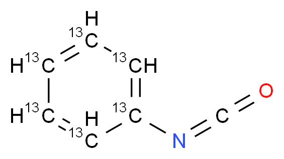 Phenyl-13C6 isocyanate_Molecular_structure_CAS_286012-94-0)