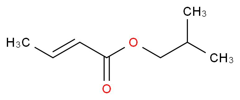 Isobutyl trans-2-butenoate_Molecular_structure_CAS_73545-15-0)