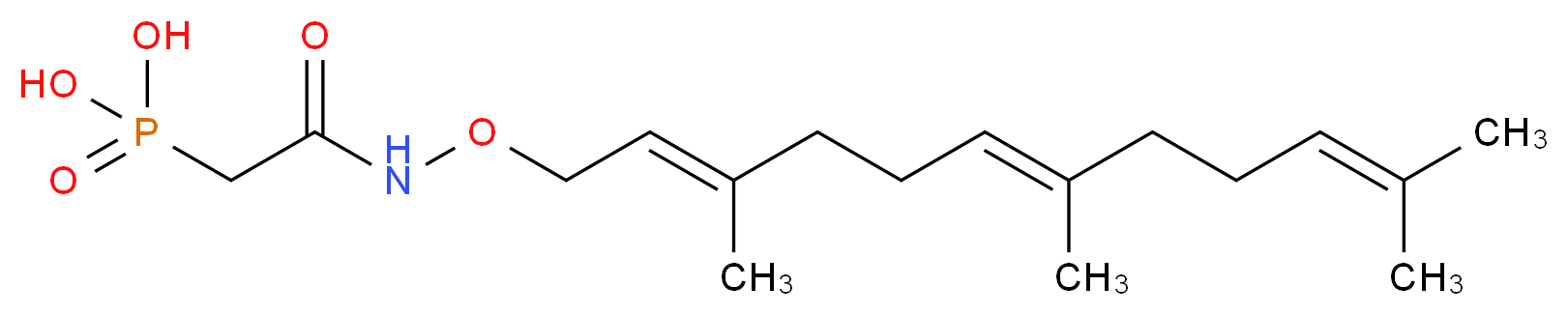 [(3,7,11-TRIMETHYL-DODECA-2,6,10-TRIENYLOXYCARBAMOYL)-METHYL]-PHOSPHONIC ACID_Molecular_structure_CAS_)