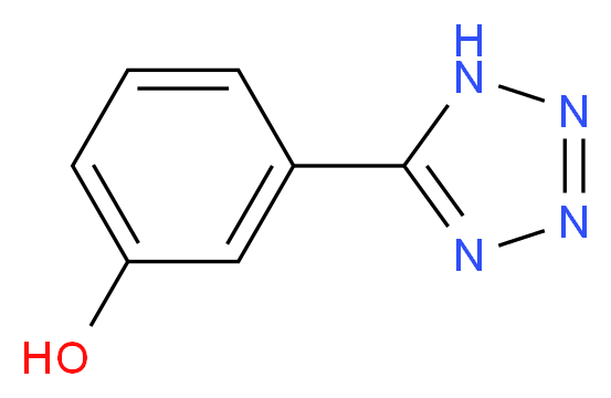3-(1H-Tetrazol-5-yl)phenol_Molecular_structure_CAS_96859-34-6)
