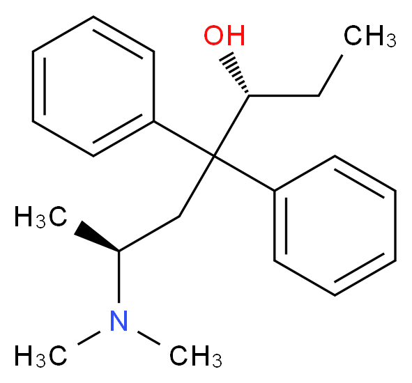 rac α-Methadol_Molecular_structure_CAS_63869-11-4)