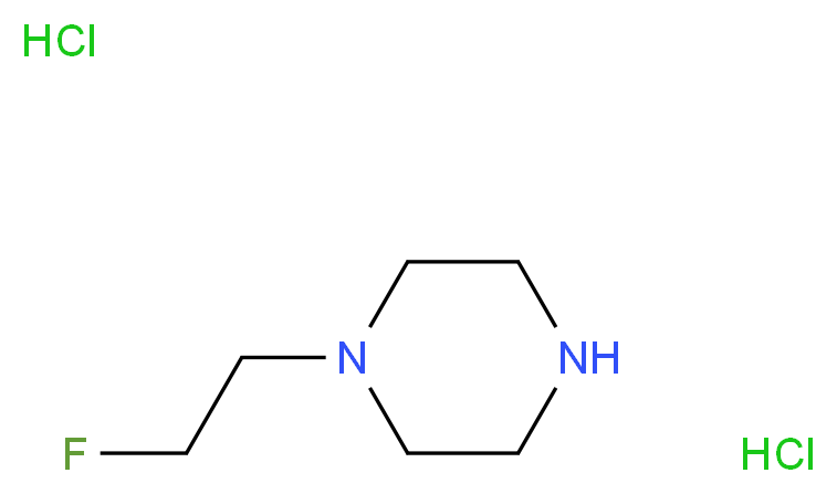 1-(2-Fluoroethyl)piperazine dihydrochloride_Molecular_structure_CAS_1089279-64-0)