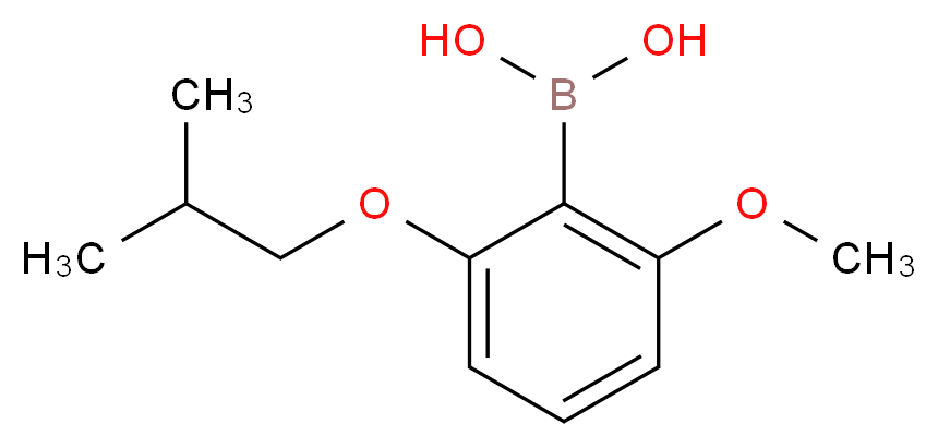 2-Isobutoxy-6-methoxyphenylboronic acid_Molecular_structure_CAS_1072951-97-3)