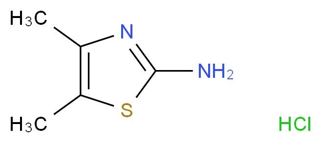 2-Amino-4,5-dimethylthiazole hydrochloride_Molecular_structure_CAS_71574-33-9)