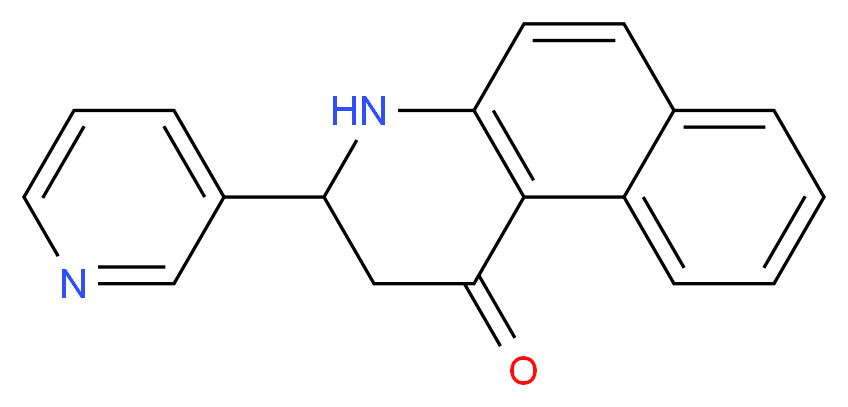 3-Pyridin-3-yl-3,4-dihydro-2H-benzo[f]quinolin-1-one_Molecular_structure_CAS_)