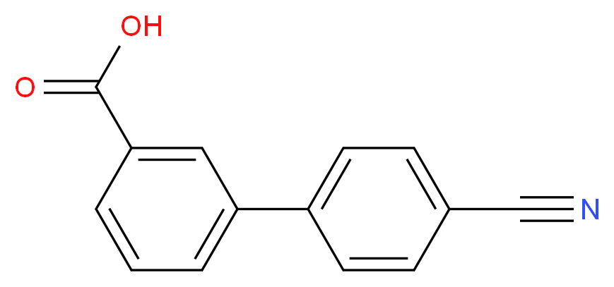 4'-Cyano-[1,1'-biphenyl]-3-carboxylic acid_Molecular_structure_CAS_149506-93-4)