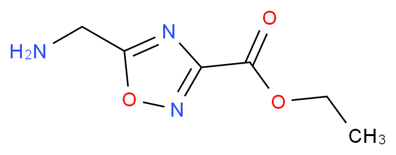 Ethyl 5-(aminomethyl)-1,2,4-oxadiazole-3-carboxylate_Molecular_structure_CAS_736926-14-0)