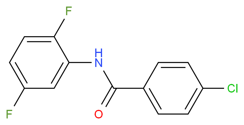 4-Chloro-N-(2,5-difluorophenyl)benzamide_Molecular_structure_CAS_825659-03-8)