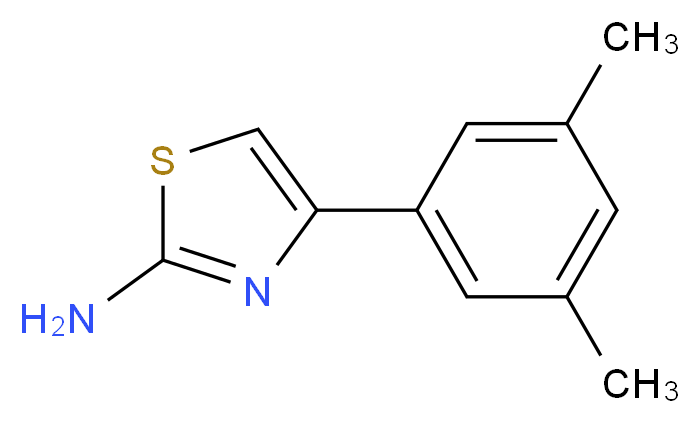4-(3,5-DIMETHYLPHENYL)THIAZOL-2-YLAMINE_Molecular_structure_CAS_676348-25-7)