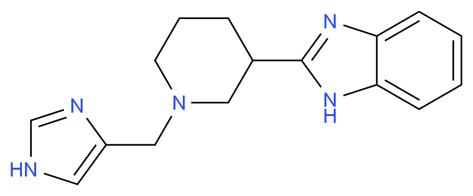 2-[1-(1H-imidazol-4-ylmethyl)-3-piperidinyl]-1H-benzimidazole_Molecular_structure_CAS_)