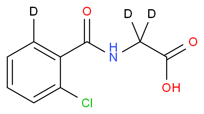2-Chloro Hippuric Acid-d3_Molecular_structure_CAS_)