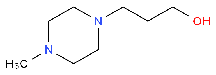3-(4-Methylpiperazin-1-yl)propan-1-ol_Molecular_structure_CAS_5317-33-9)