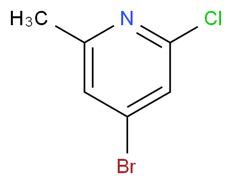 4-Bromo-2-chloro-6-methylpyridine_Molecular_structure_CAS_1206250-53-4)