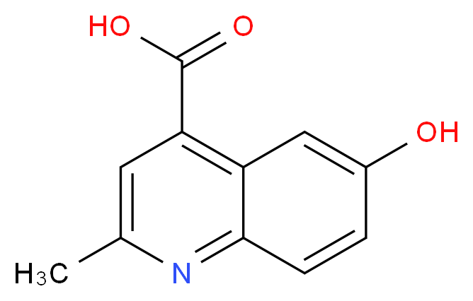 6-Hydroxy-2-methylquinoline-4-carboxylic acid_Molecular_structure_CAS_50741-53-2)