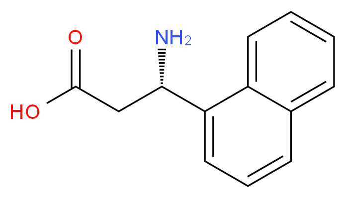 (S)-3-AMINO-3-(1-NAPHTHYL)-PROPIONIC ACID_Molecular_structure_CAS_275826-46-5)