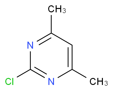 2-Chloro-4,6-dimethylpyrimidine_Molecular_structure_CAS_)