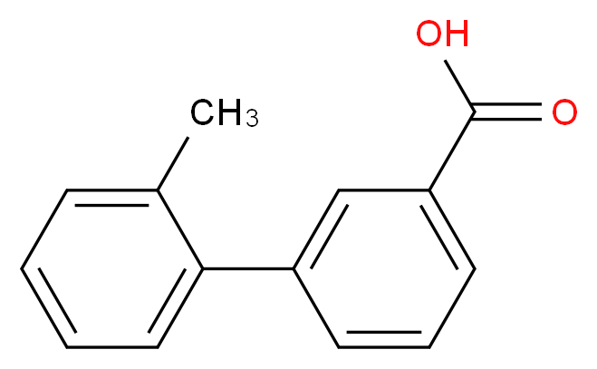 2'-Methyl-[1,1'-biphenyl]-3-carboxylic acid_Molecular_structure_CAS_168618-44-8)