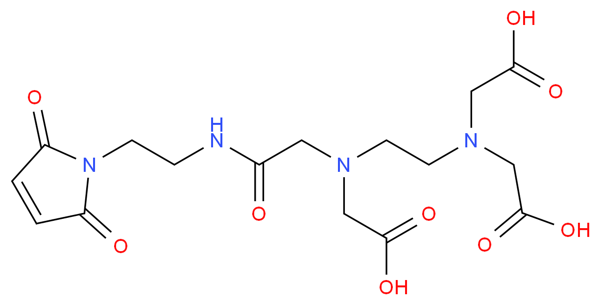 [N-(2-Maleimidoethyl]ethylenediamine-N,N,N',N'-tetraacetic Acid, Monoamide, Technical Grade_Molecular_structure_CAS_1185102-85-5)