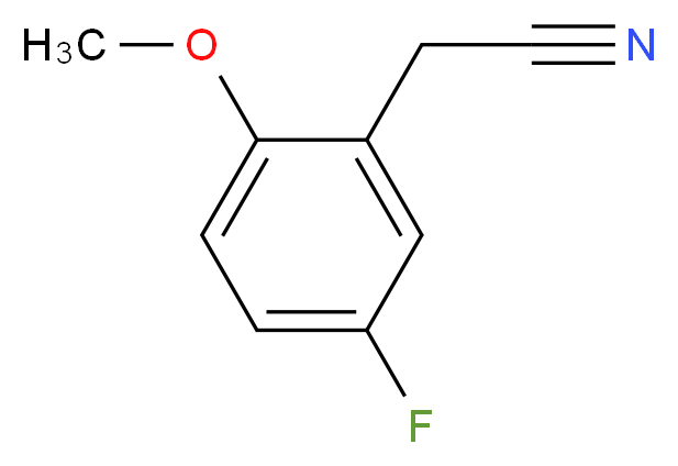 2-Methoxy-5-fluorobenzyl cyanide_Molecular_structure_CAS_501008-41-9)