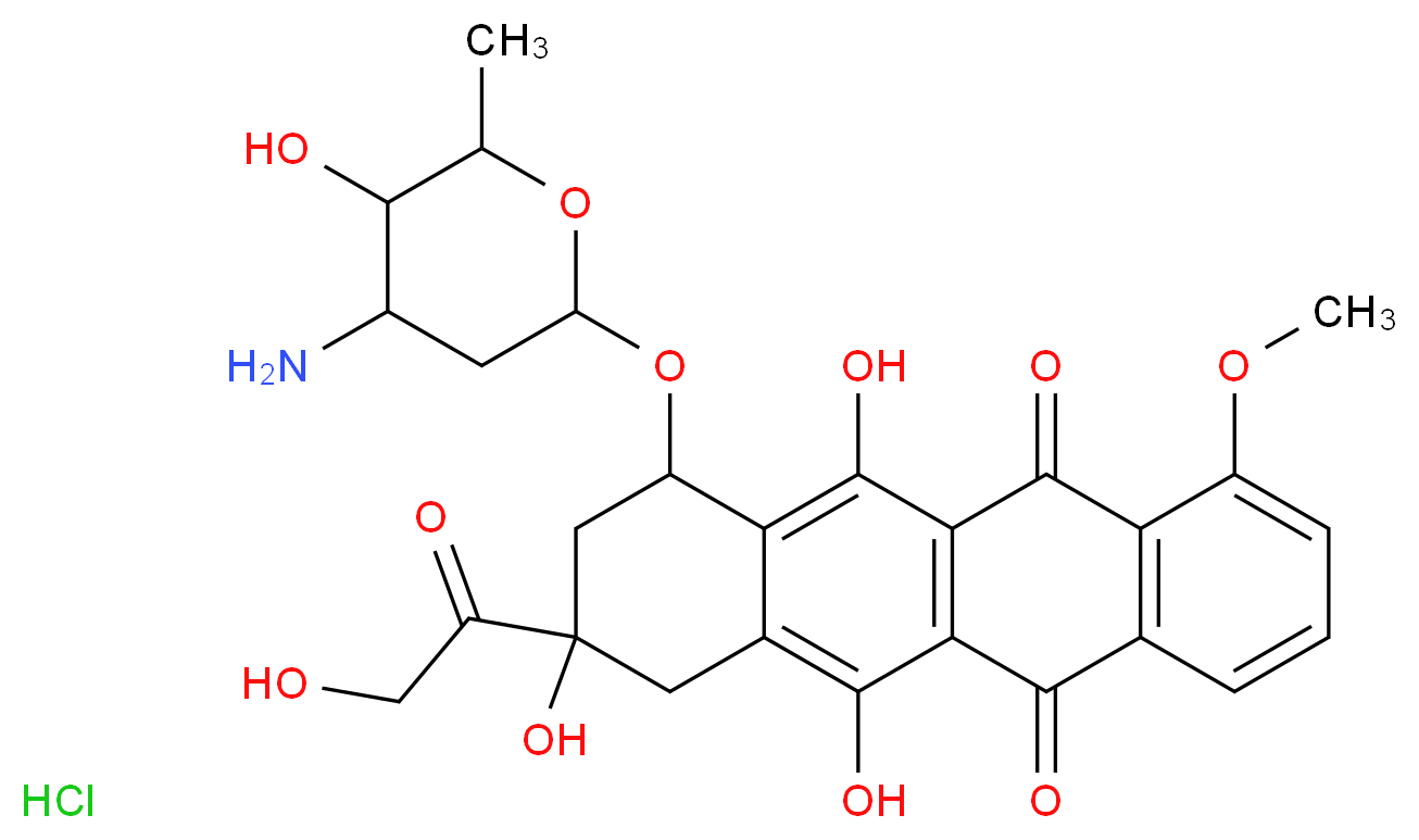DOXORUBICIN HYDROCHLORIDE_Molecular_structure_CAS_25316-40-9)