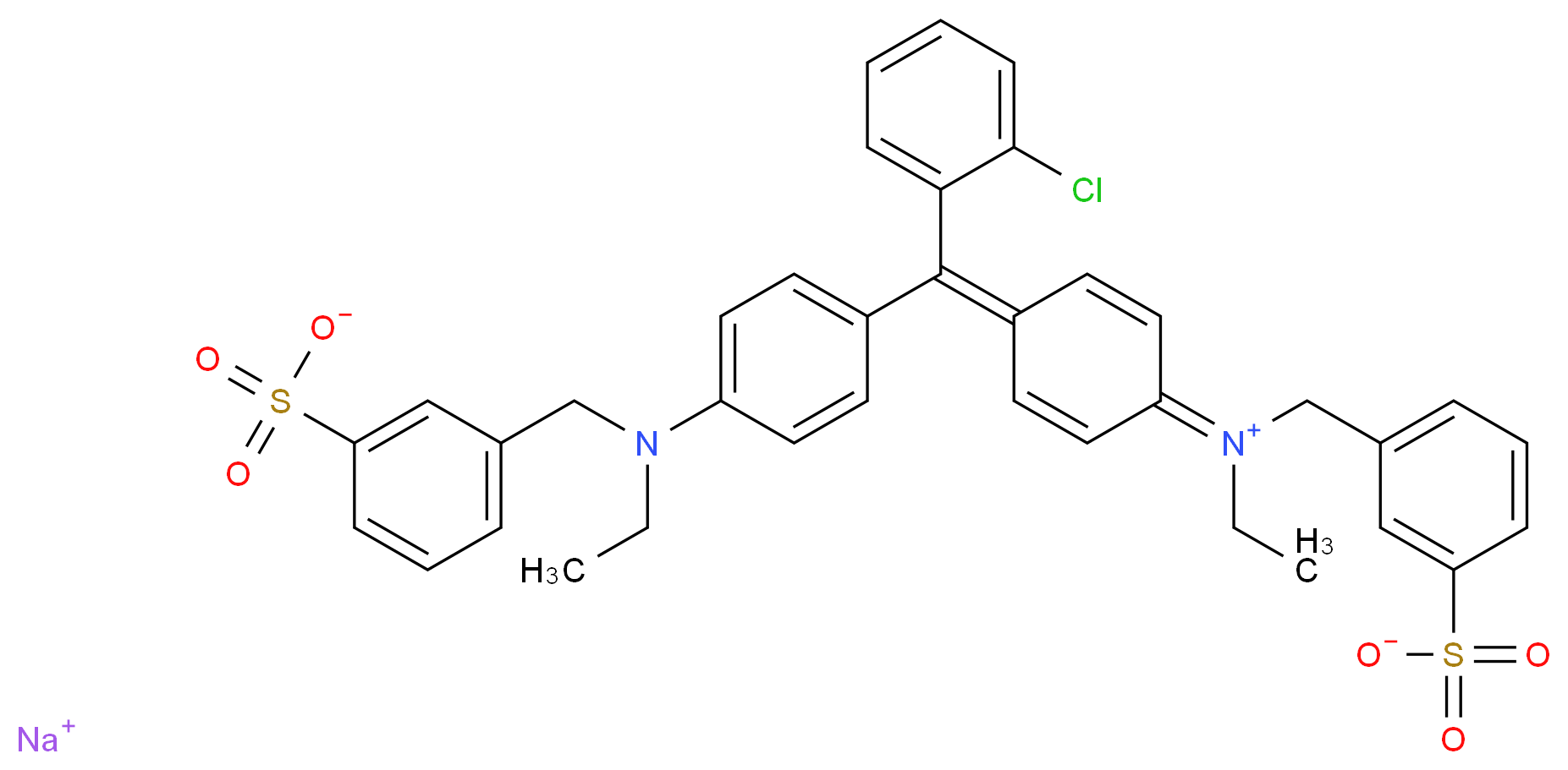 NEPTUNE GREEN SG_Molecular_structure_CAS_4857-81-2)