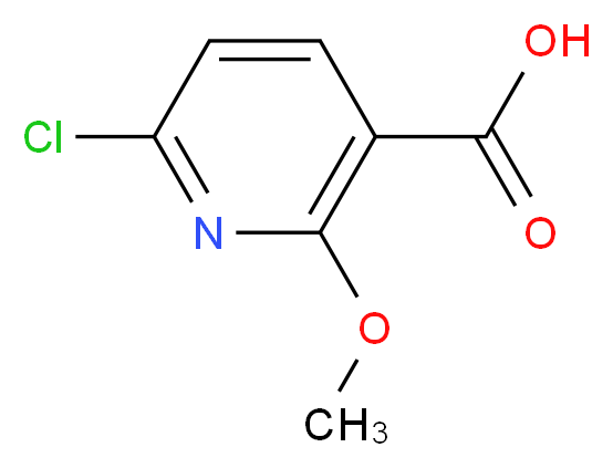 6-Chloro-2-methoxypyridine-3-carboxylic acid_Molecular_structure_CAS_65515-33-5)