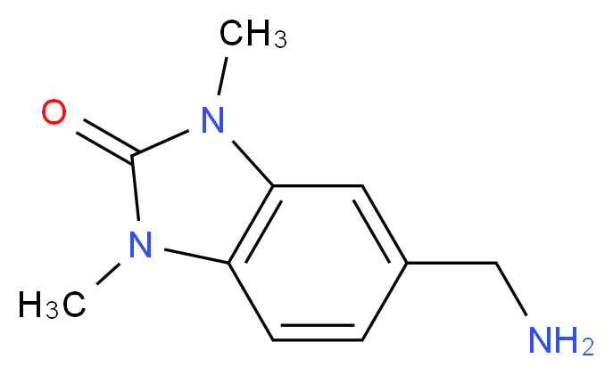 5-(aminomethyl)-1,3-dimethyl-1,3-dihydro-2H-benzimidazol-2-one_Molecular_structure_CAS_886508-53-8)