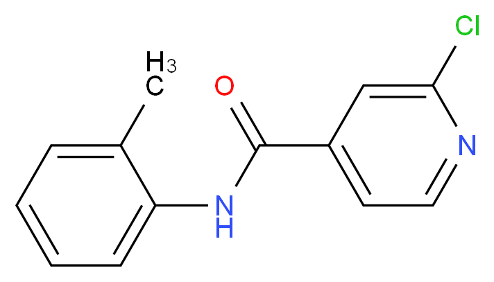 2-Chloro-N-(2-methylphenyl)pyridine-4-carboxamide_Molecular_structure_CAS_1019372-98-5)