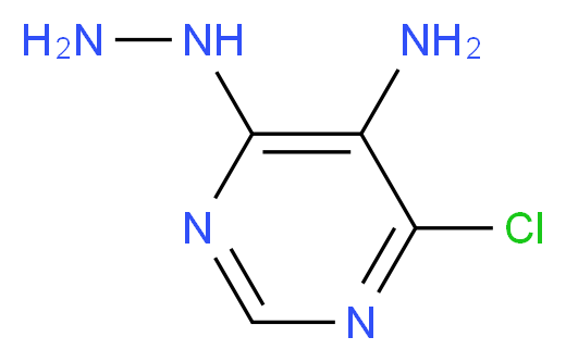 4-Chloro-6-hydrazino-pyrimidin-5-ylamine_Molecular_structure_CAS_42786-59-4)