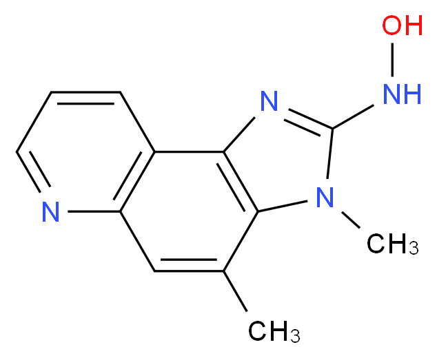 2-Hydroxyamino-3,4-dimethyl-3H-imidazo[4,5-f]quinolineDISCONTINUED_Molecular_structure_CAS_)