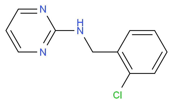 N-[(2-chlorophenyl)methyl]pyrimidin-2-amine_Molecular_structure_CAS_)