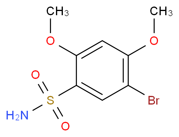 5-bromo-2,4-dimethoxybenzene-1-sulfonamide_Molecular_structure_CAS_)