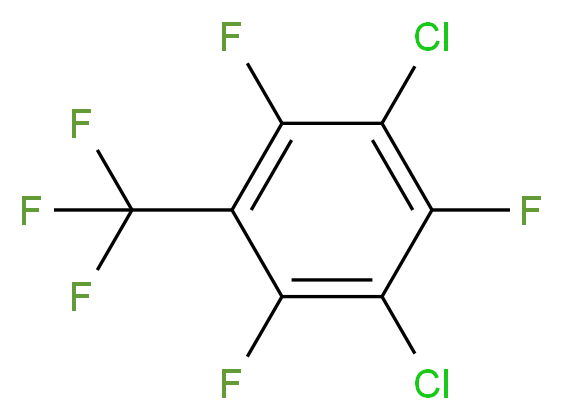 3,5-Dichloro-2,4,6-trifluorobenzotrifluoride_Molecular_structure_CAS_4284-10-0)