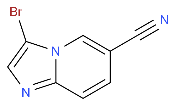 3-Bromoimidazo[1,2-a]pyridine-6-carbonitrile_Molecular_structure_CAS_885950-21-0)