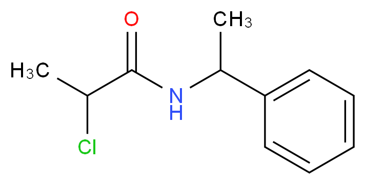 2-chloro-N-(1-phenylethyl)propanamide_Molecular_structure_CAS_40023-41-4)