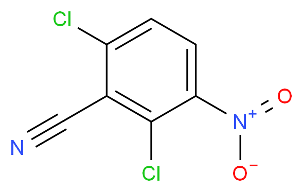 2,6-Dichloro-3-nitrobenzonitrile_Molecular_structure_CAS_5866-98-8)