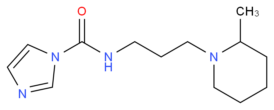 N-[3-(2-methylpiperidin-1-yl)propyl]-1H-imidazole-1-carboxamide_Molecular_structure_CAS_)