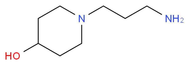 1-(3-Amino-propyl)-piperidin-4-ol_Molecular_structure_CAS_)