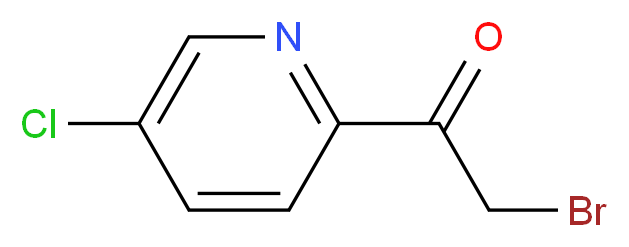 2-BROMO-1-(5-CHLOROPYRIDIN-2-YL)ETHANONE_Molecular_structure_CAS_94952-47-3)