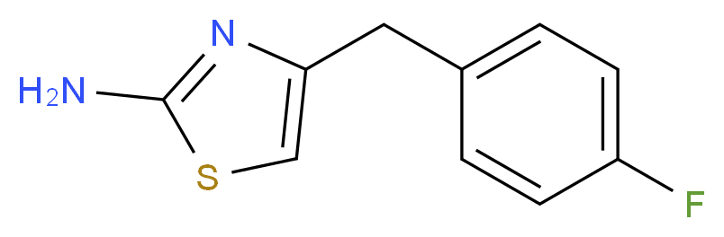 4-(4-fluorobenzyl)-1,3-thiazol-2-amine_Molecular_structure_CAS_)