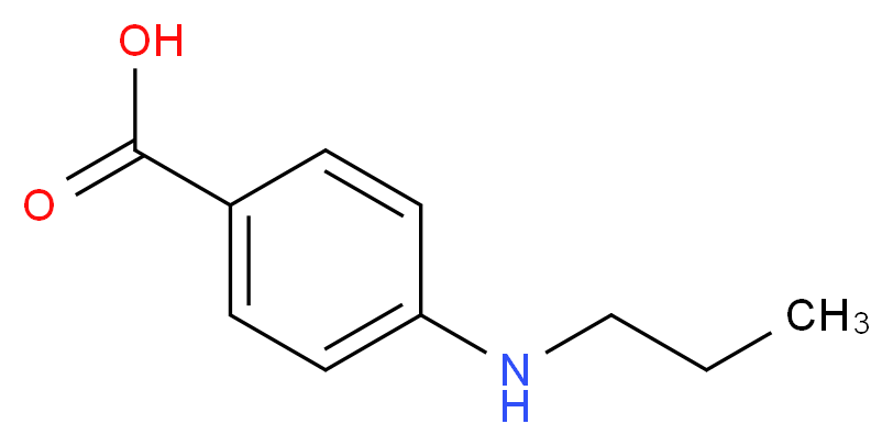 4-(propylamino)benzoic acid_Molecular_structure_CAS_)