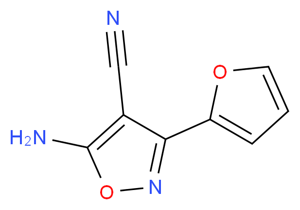 5-Amino-3-(2-furyl)isoxazole-4-carbonitrile_Molecular_structure_CAS_933219-27-3)